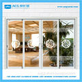 Cheap price aluminum profile glass interior french doors